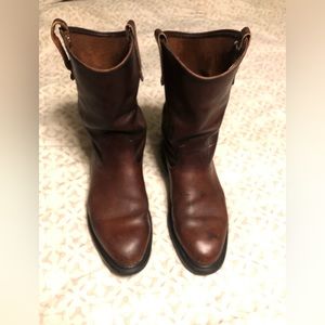 Redwing Men's Size 11.5 D Pecos Brown Leather Pull On Work Boot ASTM F 2413-11